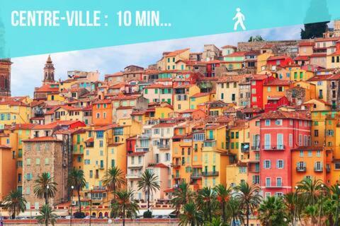 Le Montfleuri- Centre-Ville - Parking Prive - Vue Mer Menton Luaran gambar